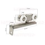  Bánh xe cửa lùa treo 4 bánh hiệu HMR (Bộ) 