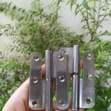  Bản lề cối inox 304 Stanley, kích thước 50x80mmm (Cặp) 