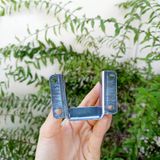  Bộ pat sắt đỡ thang giường màu trắng xanh kích thước 46x35mm (Bộ 4 cái) 