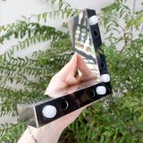  Chân ghế sofa inox chữ L khối đặc màu vàng, màu nikel sáng bóng (Cái) 