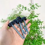  Tăng chỉnh nhựa, núm vặn nhựa 6 cánh kích thước M6 (Con) 