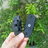  Bánh xe cửa lùa đen góc bo tròn (Bộ) 
