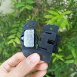 Bánh xe cửa lùa đen góc bo tròn (Bộ) 