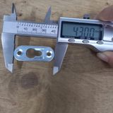  Pát treo tranh giọt nước 43x17mm, xi trắng (cái) 