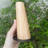  Chân gỗ pat sắt tròn sofa loại thẳng, loại xéo (Cái) 