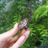  Núm tủ hoa văn màu nâu, màu xanh cổ điển (Cái) 