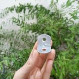  Ke vuông 2 lỗ 25x25mm, bản 25mm dày 2li (Cái) 