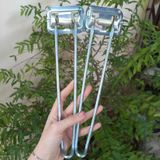  Chân bàn xếp gấp gọn xi mạ kẽm (bộ 4 chân) 
