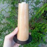  Chân gỗ pat sắt tròn sofa loại thẳng, loại xéo (Cái) 