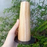  Chân gỗ pat sắt tròn sofa loại thẳng, loại xéo (Cái) 