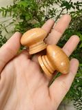  Núm tủ gỗ phi 33mm, cao 25mm sơn bóng (Cái) 