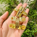 Bản lề chữ thập hợp kim kẽm màu vàng (Cái) 