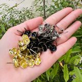  Đinh dù trang trí màu trắng bóng 11mm, 16mm (Bịch 1.000c) 