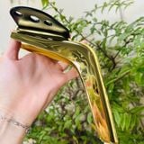  Chân ghế mỏ vịt - vàng bóng - cao 150mm 