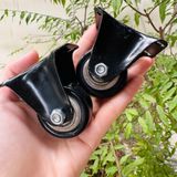  Bánh xe cố định 1 chiều màu đen, phi 40mm, 50mm (Cái) 