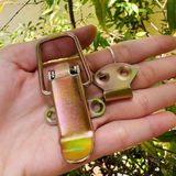  Khóa mỏ vịt có tai xi 7 màu (Cái) 