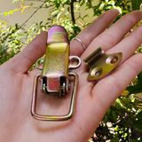  Khóa mỏ vịt có tai xi 7 màu (Cái) 