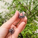  Kẹp kính mỏ vịt crom bóng (cái) 