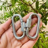  Khóa gài xi trắng M6x58mm (cái) 