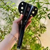  Chân ghế mỏ vịt - đen bóng - cao 150mm 