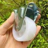  Bánh xe tủ cố định một chiều, màu trắng phi 50mm (Cái) 