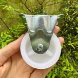  Bánh xe tủ cố định một chiều, màu trắng phi 50mm (Cái) 