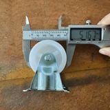  Bánh xe tủ cố định một chiều, màu trắng phi 50mm (Cái) 