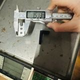  Chốt đỡ kệ nắp nhựa màu đen (Bộ) 