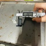  Chốt đỡ kệ nắp nhựa màu đen (Bộ) 