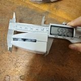  Kẹp kính không chân màu trắng sữa (cái) 