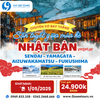 1.NHẬT BẢN SENDAI – YAMAGATA – AIZUWAKAMATSU – FUKUSHIMA 6N5Đ - BAY VIETJET AIR