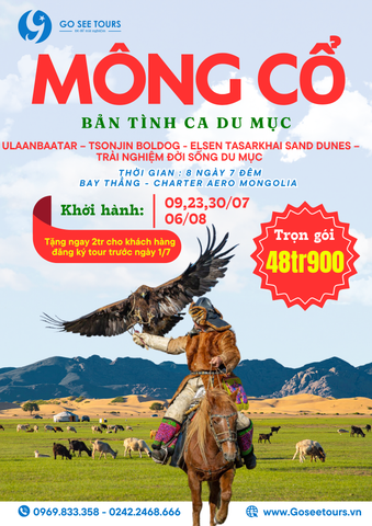 MÔNG CỔ - Bản tình ca du mục - 8N7Đ
