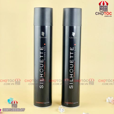 Gôm xịt tóc nam nữ tạo kiểu giữ nếp chính hãng giá rẻ SILHOUETTE 420ML   Lazadavn