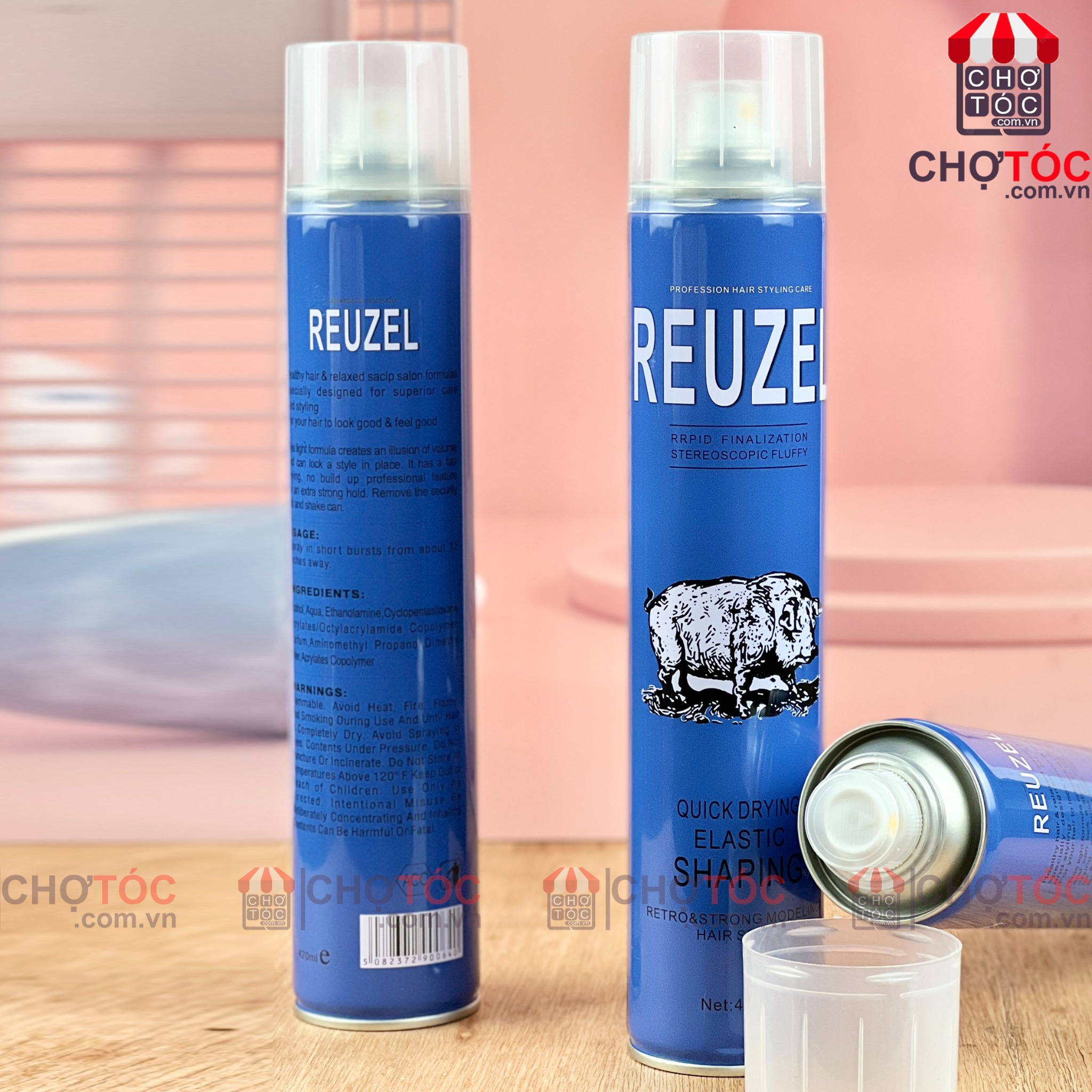 GÔM XỊT TÓC KENLOX XANH HAIR SPRAY 400ML  Lazadavn