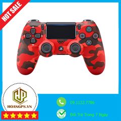 Tay Cầm PS4 Slim Pro DualShock 4 Đỏ Camo Red - 2nd
