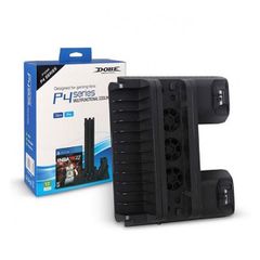 Đế đứng PS4 Slim / Pro kèm quạt sạc 7 trong 1
