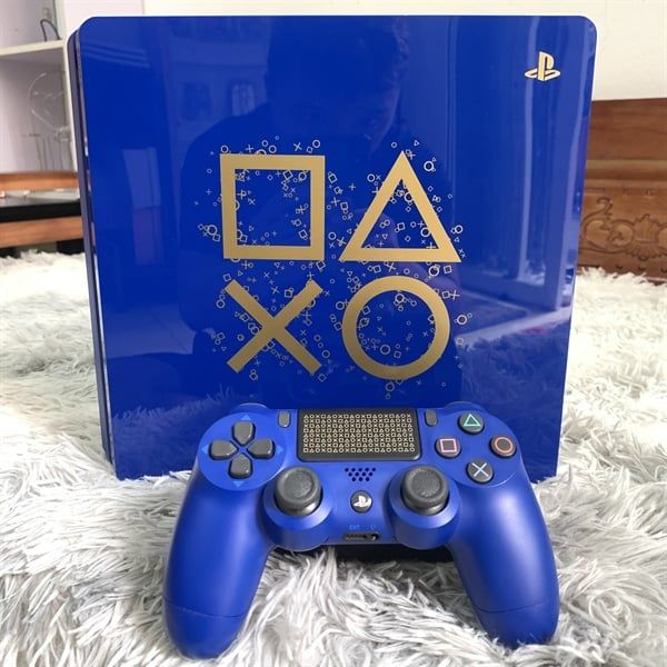 Máy PS4 SLim 500GB Limited Xanh CUH 2117A Hắc Ám - 2nd