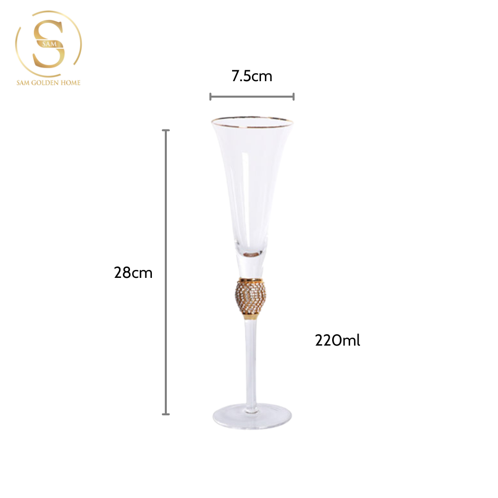 Ly Uống Sâm-panh Champagne Sphere Amara Cao Cấp Sang Trọng