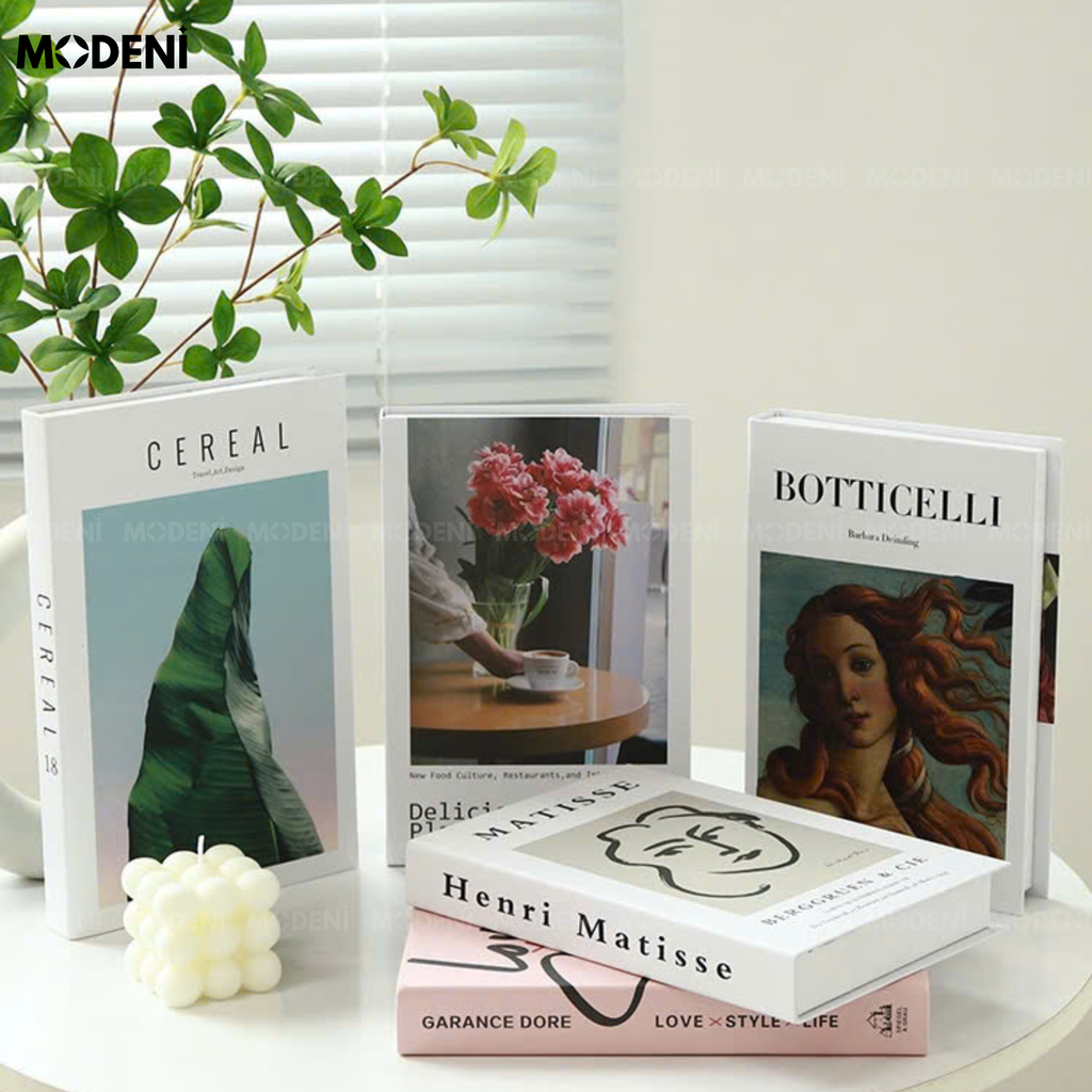 Mô Hình Sách Decor Hiện Đại Cao Cấp