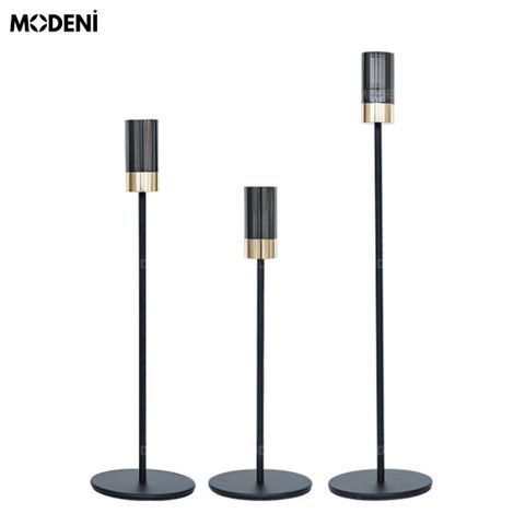  Chân nến Merrick Black Cao Cấp Sang Trọng 