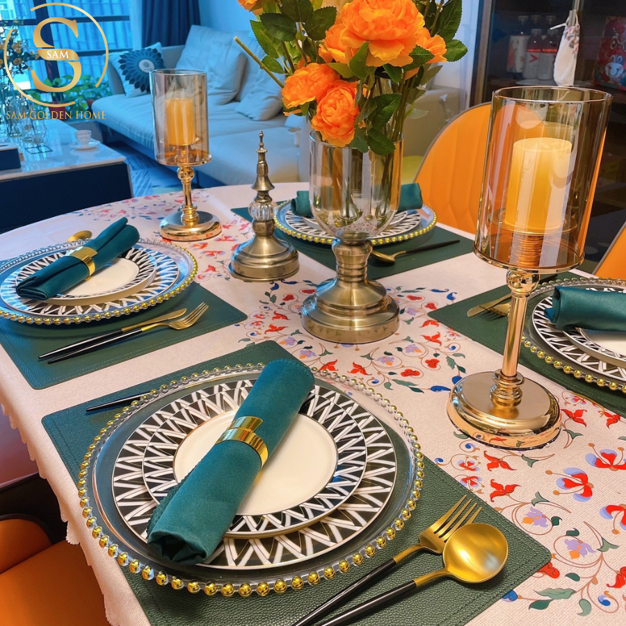 Đĩa Sứ Tráng Men Delis Cỡ Nhỏ Sang Trọng Cao Cấp