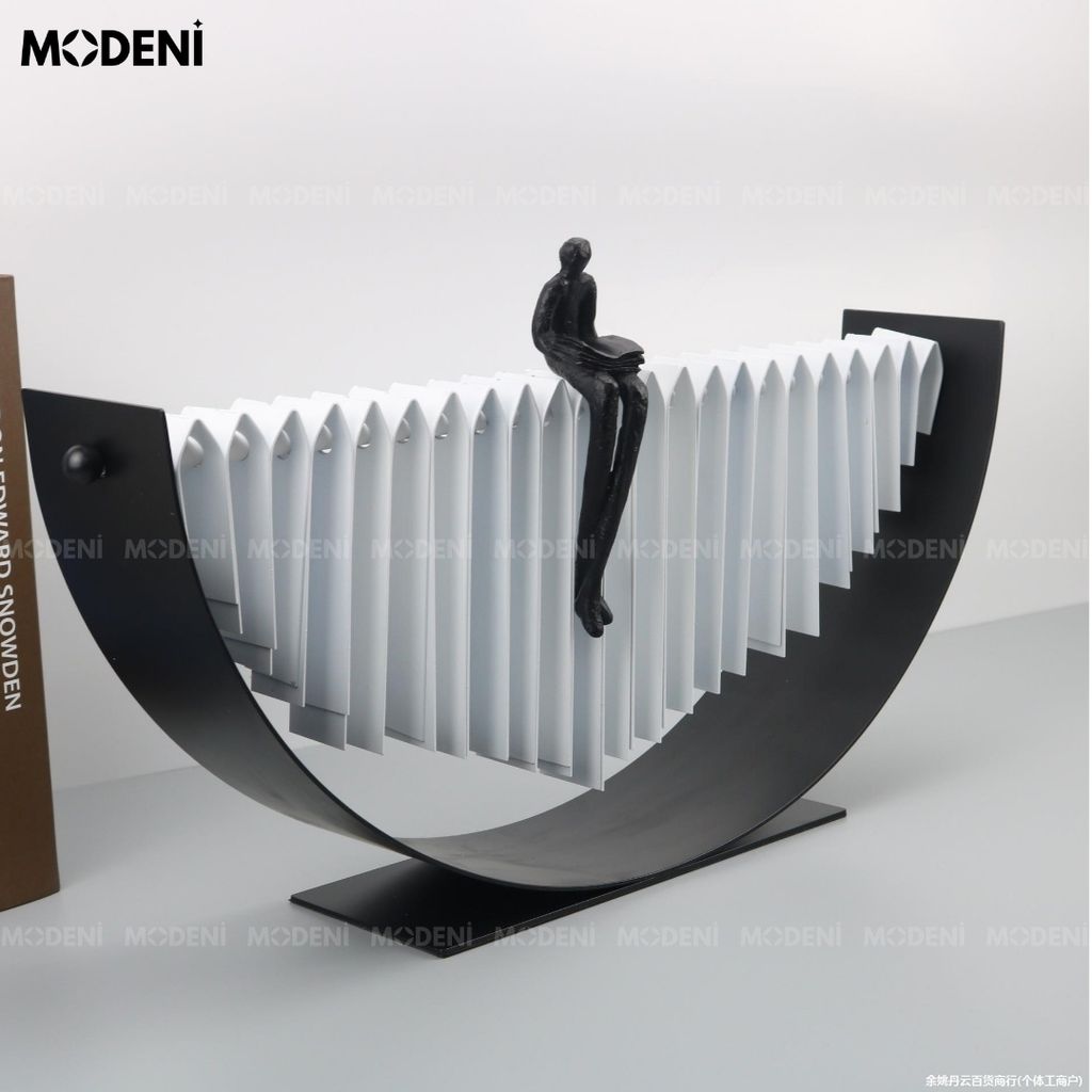 Tượng Nhân Vật Nghệ Thuật Human – Tượng Decor Hiện Đại Trừu Tượng – Thiết Kế Độc Đáo Truyền Cảm Hứng Cho Kệ Sách, Bàn Làm Việc