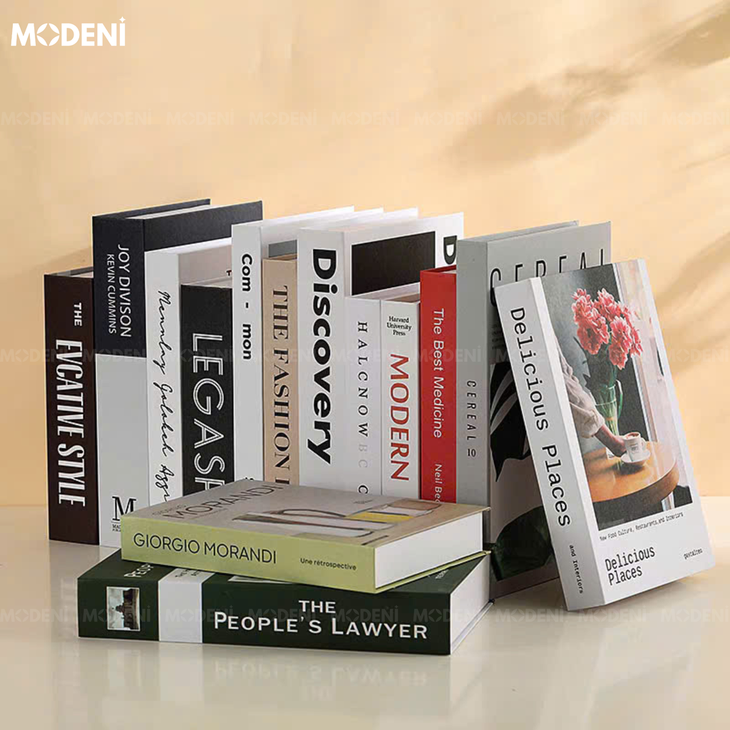 Mô Hình Sách Decor Hiện Đại Cao Cấp
