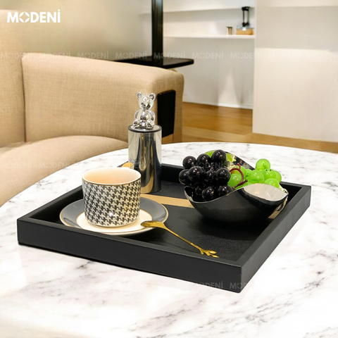 khay da gina decor sang trọng hiện đại trên tủ đầu giường