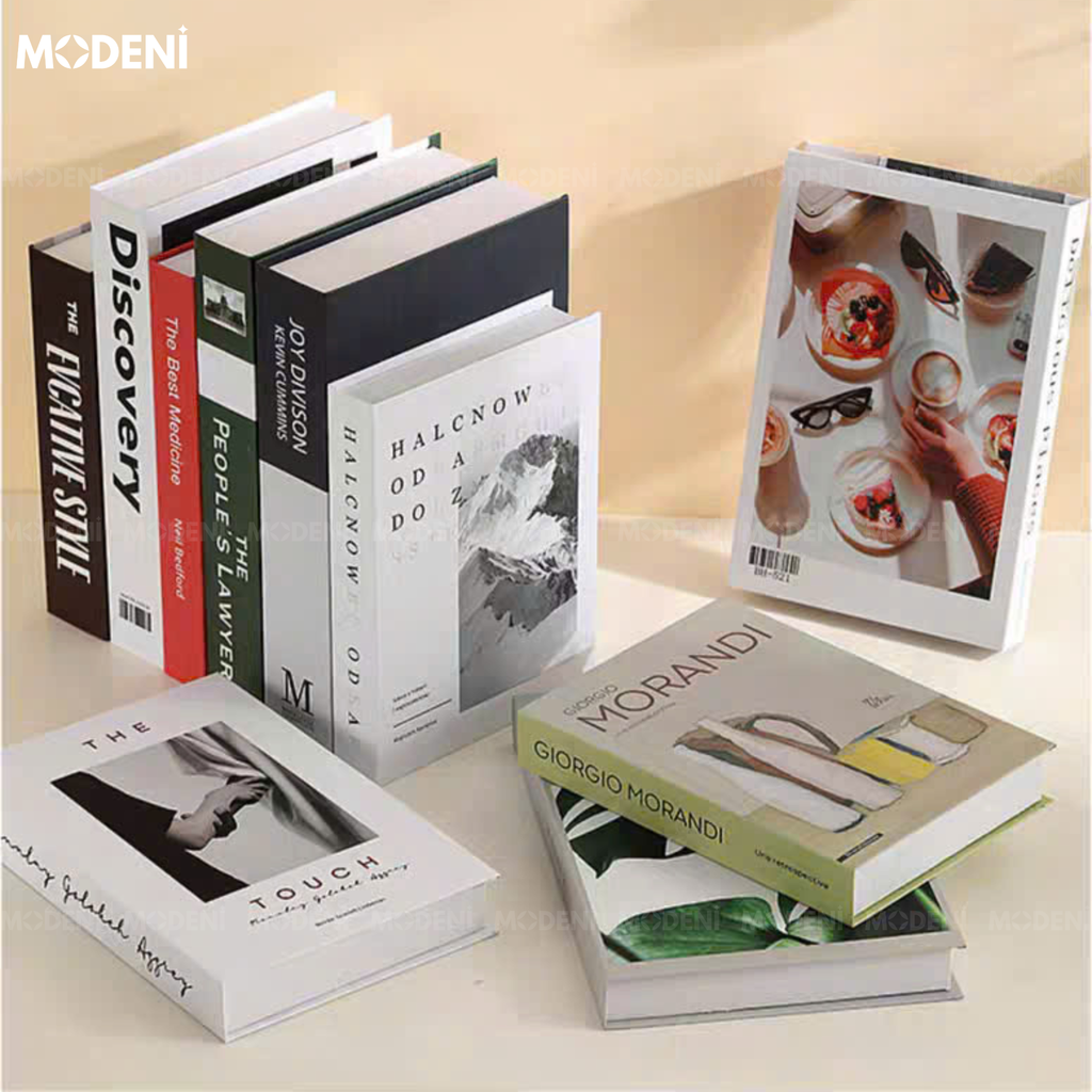 Mô Hình Sách Decor Hiện Đại Cao Cấp