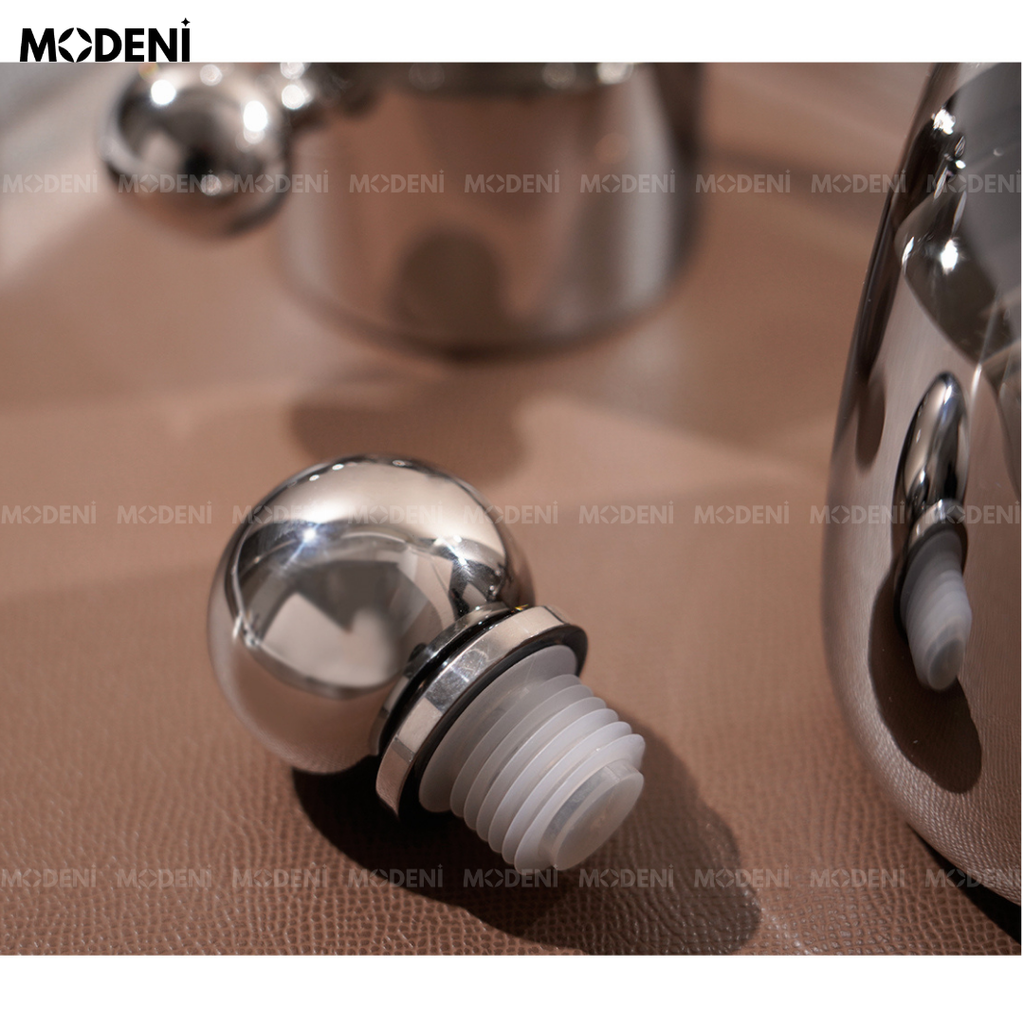 Bộ Bình Ly Thủy Tinh Cao Cấp Silver Nắp Tròn Dune Hiện Đại Sang Trọng