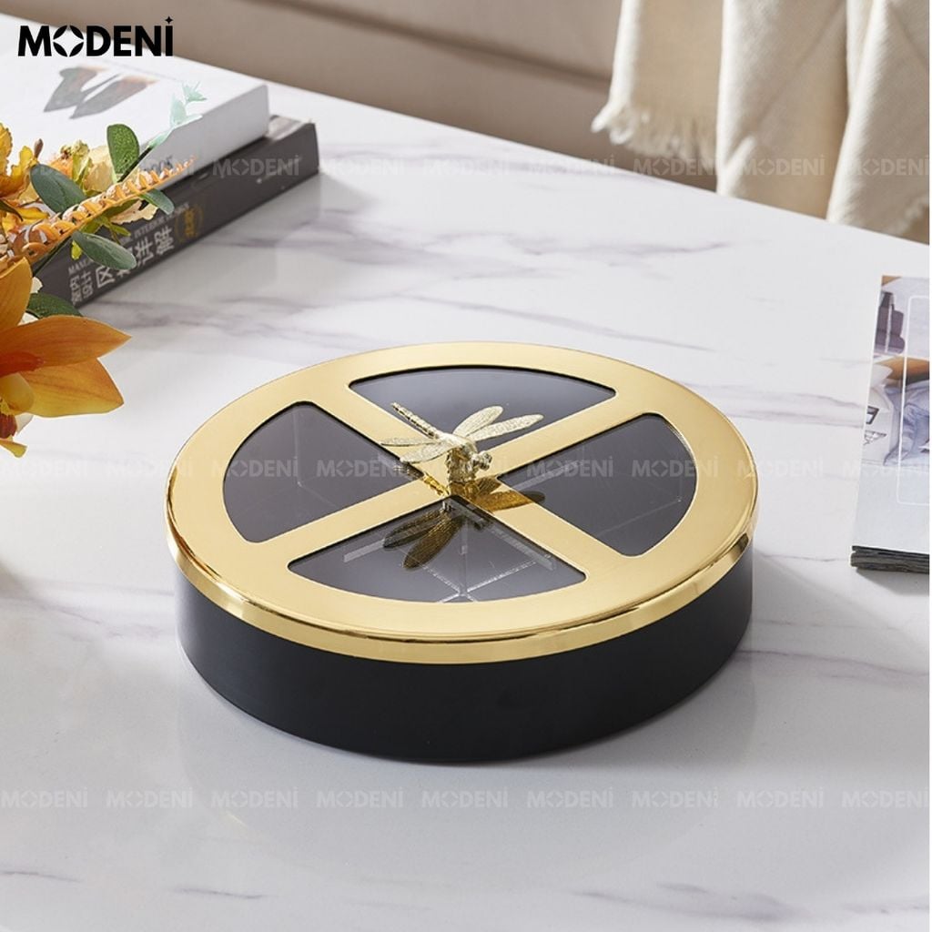 Khay Mứt Tết BlackGold Glory Cao Cấp Sang Trọng