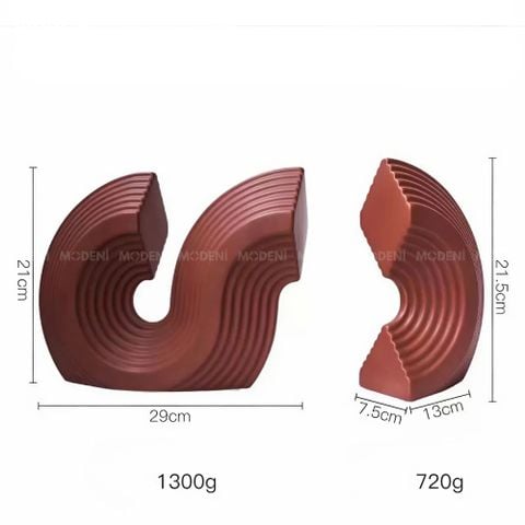 Cặp chặn sách nghệ thuật Servo phong cách tối giản