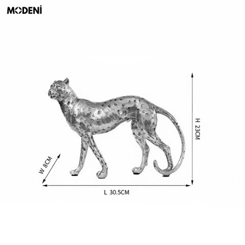 Tượng Soren báo đứng – điểm nhấn decor hiện đại