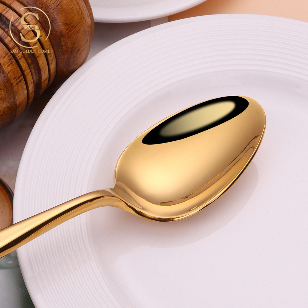 Dao Muỗng Nĩa Trier Vàng Gold Cao Cấp Sang Trọng (LẺ)